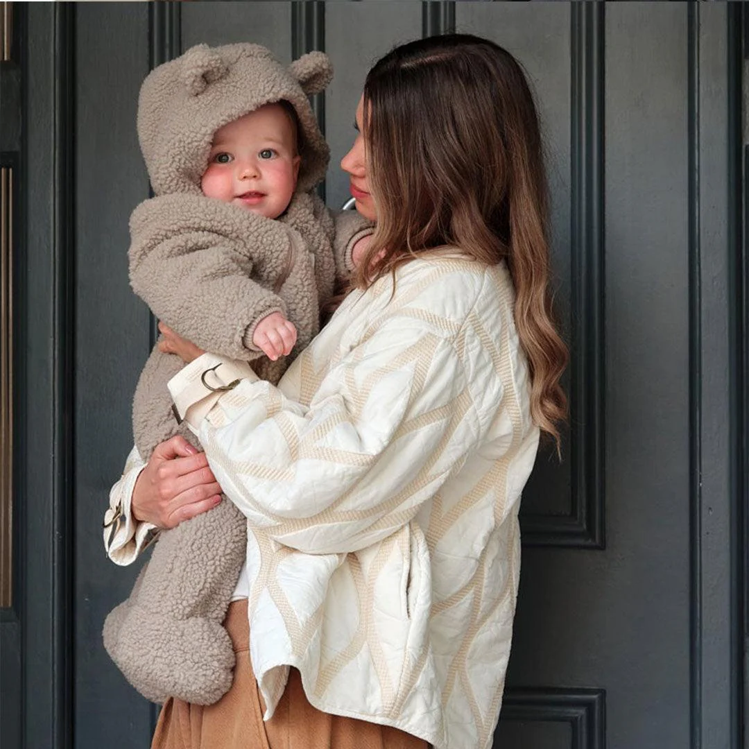 FINNSON Alf Eco Pram Suit Borg - Beige - Image 2