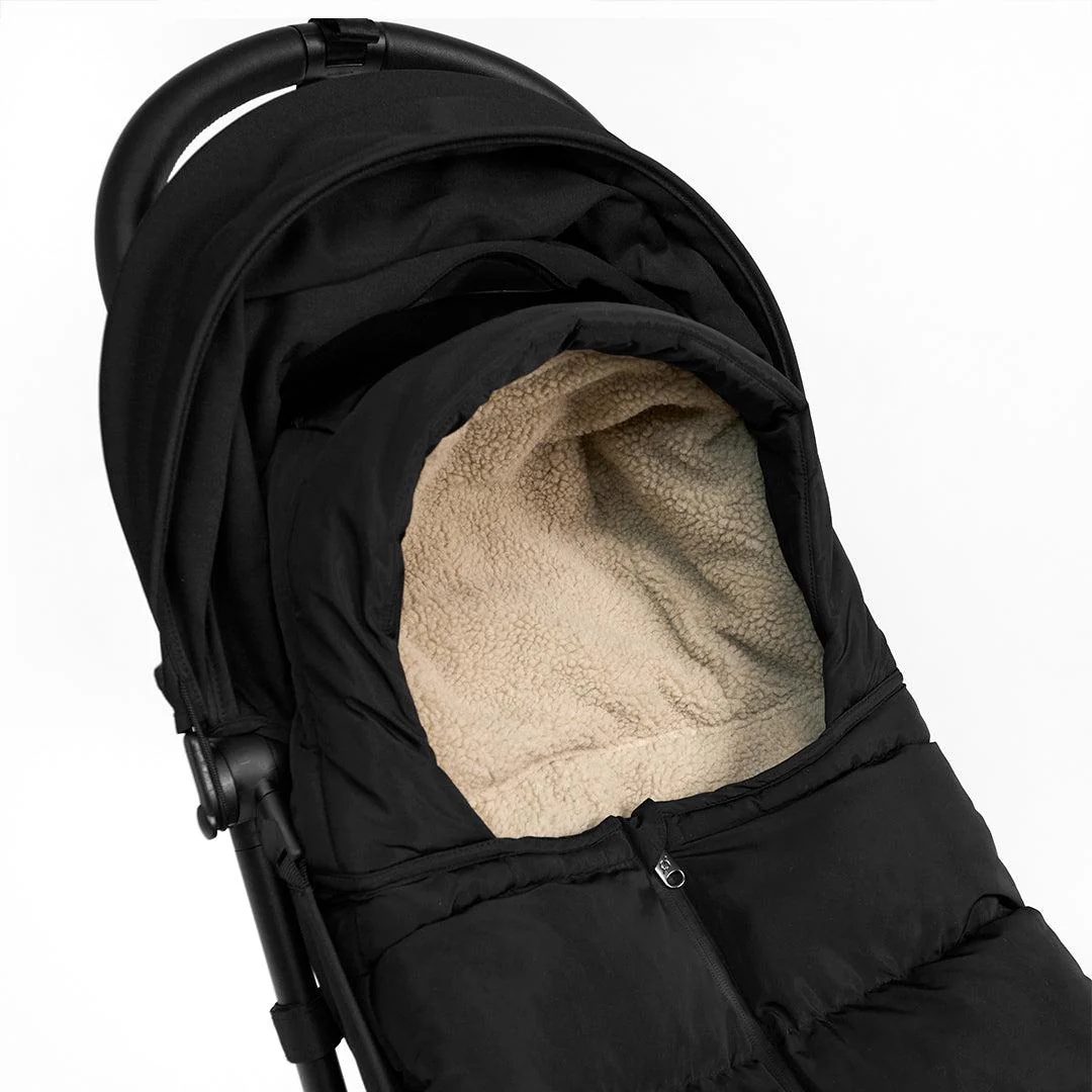 Finnson Alma Eco Universal Pram Footmuff  - Black - Image 6
