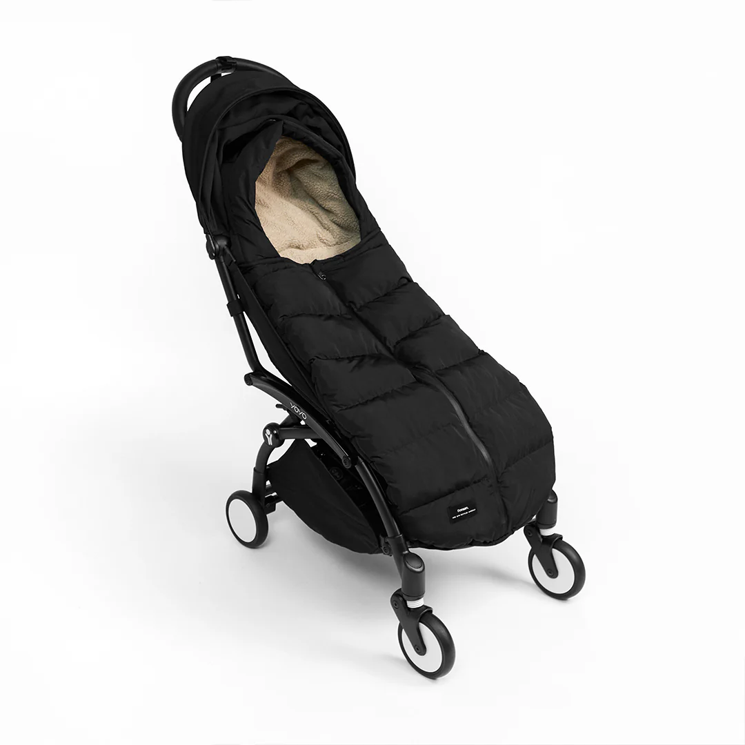 Finnson Alma Eco Universal Pram Footmuff  - Black - Image 8