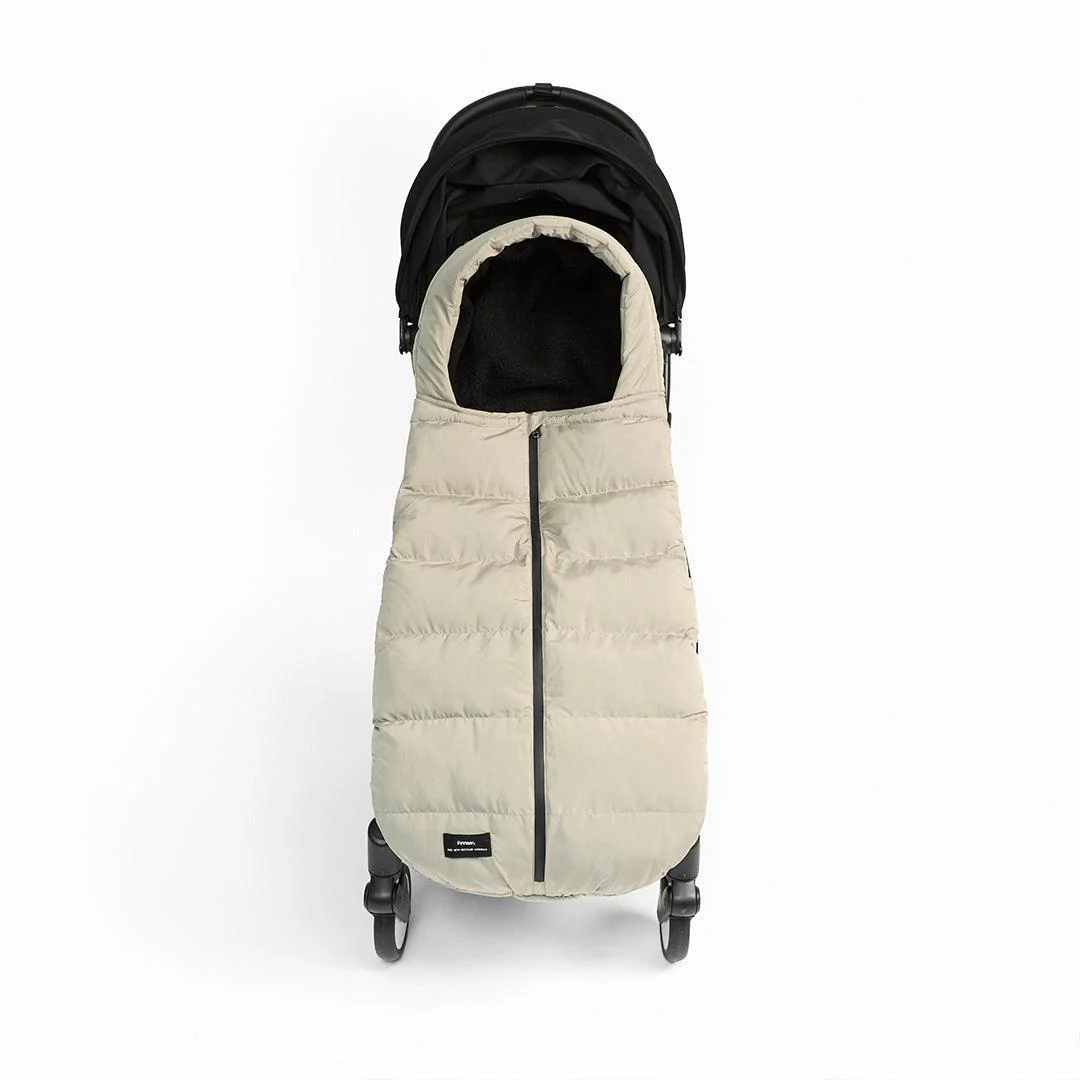 Finnson Alma Eco Universal Pram Footmuff - Taupe - Image 7