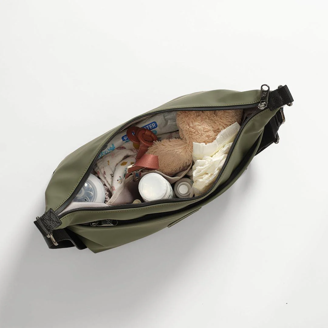 Finnson Fia Eco Oversized Stroller Organiser - Khaki - Image 7