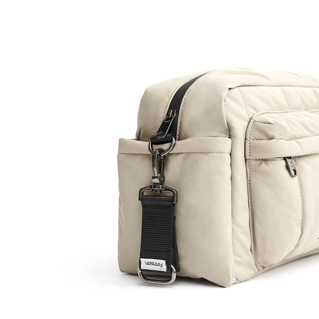 Finnson Freya Compact Changing Bag + Oversized Stroller Organiser - Taupe - Image 7
