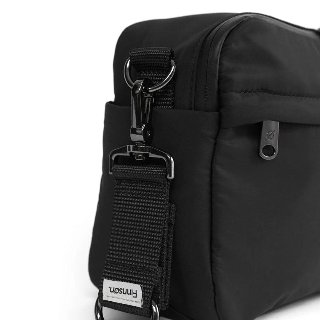 Finnson Frida Eco Stroller Organiser With Stroller Clips - Black - Image 7