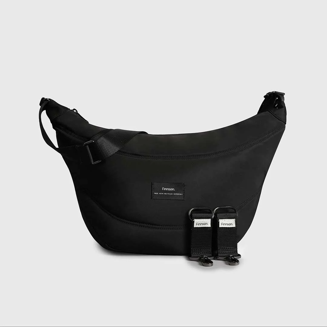 Finnson OSMA Eco Stroller Organiser with Stroller Clips  - Black