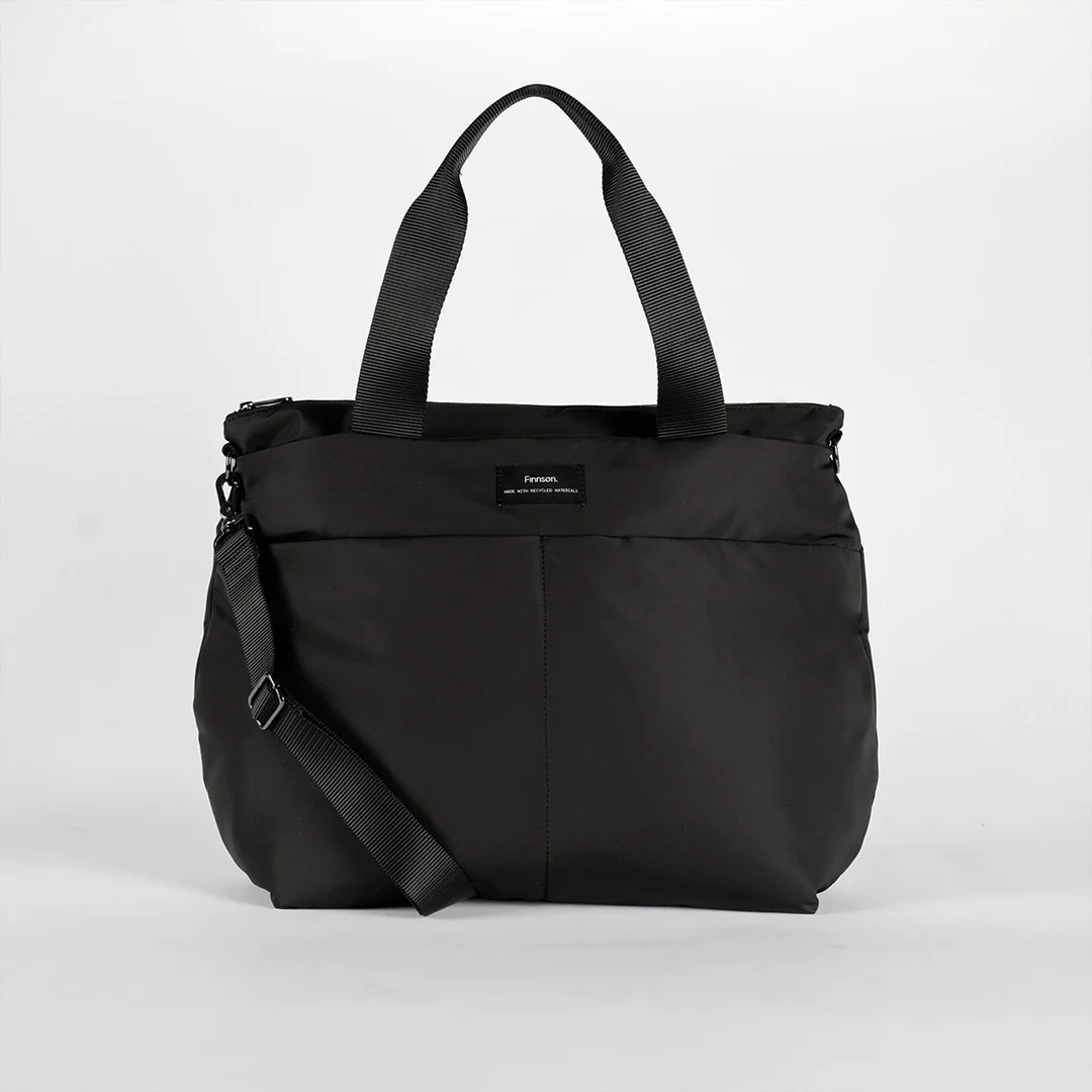 Finnson Sigrid Eco Changing Tote Bag - Black - Image 7