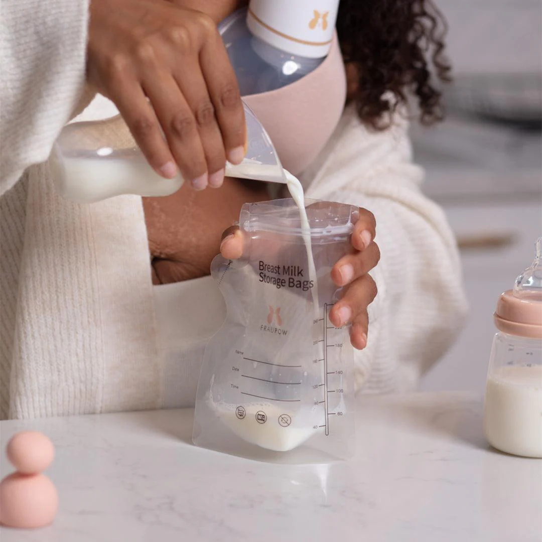 Fraupow Manual Breast Pump + Milk Collector - Image 6