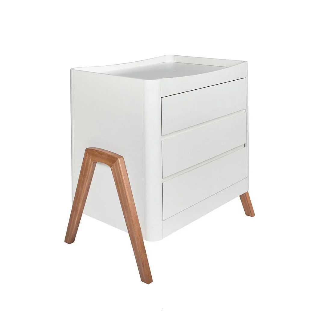 Gaia Baby Hera Dresser 'Studio Edit' - White / Oak - Image 6