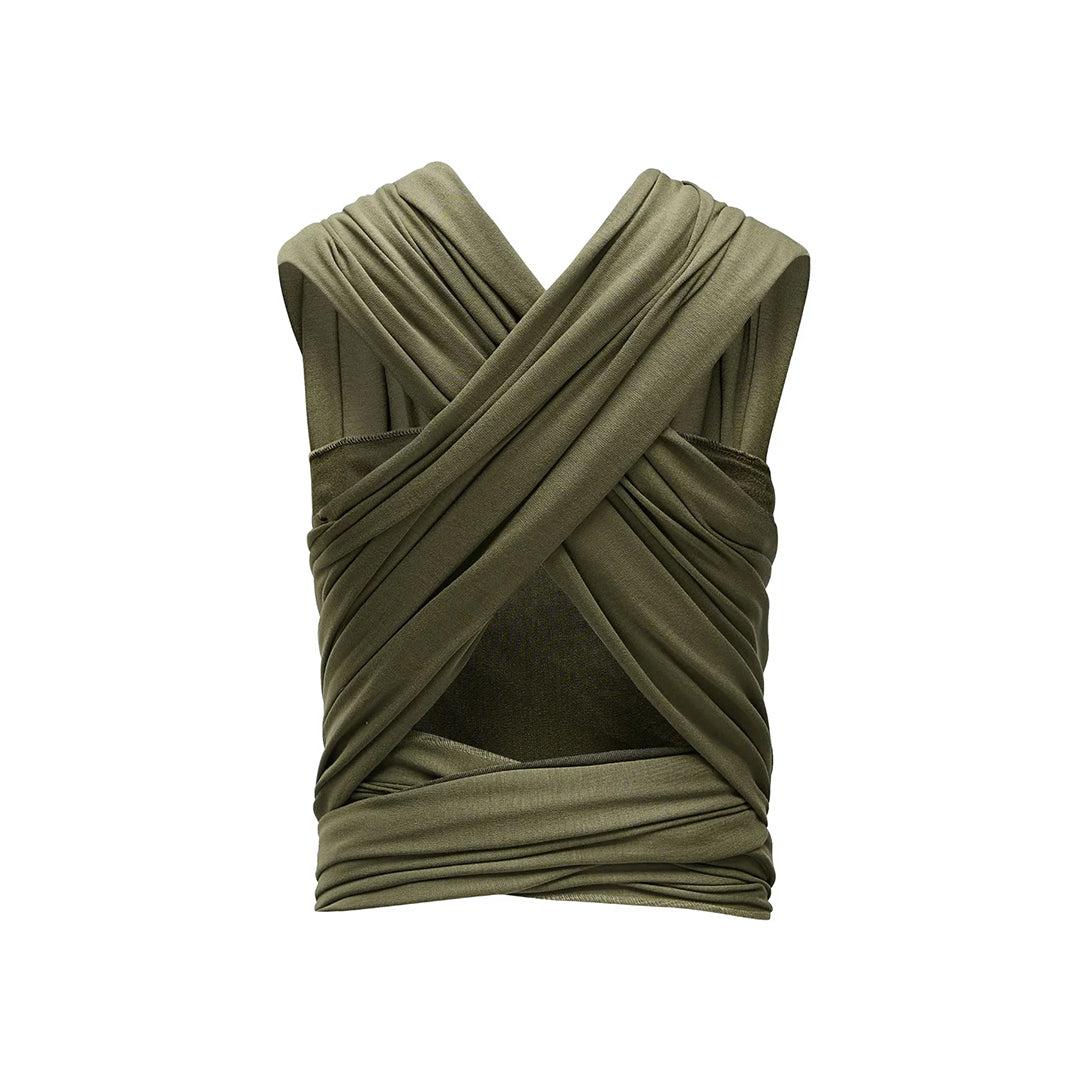 Gaia Baby Gaia Stretchy Baby Wrap Carrier - Organic Cotton -  Forest Green - Image 8