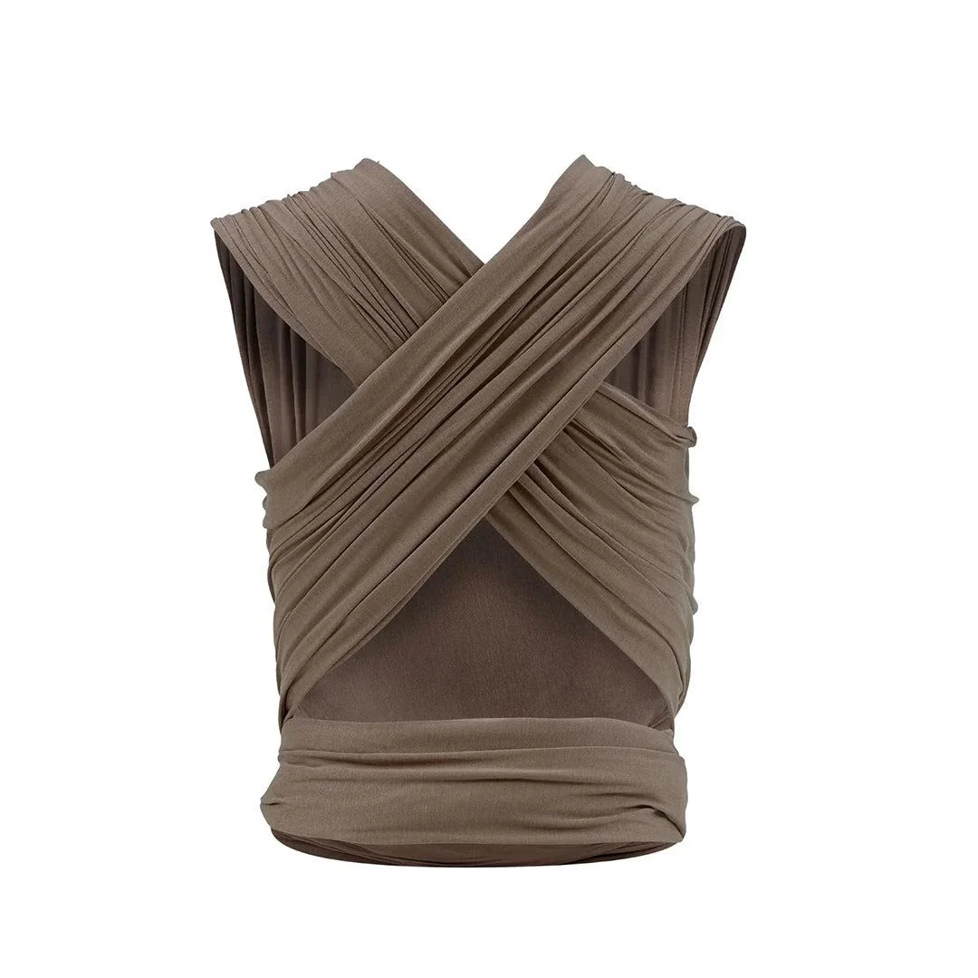 Gaia Baby Gaia Stretchy Baby Wrap Carrier - Organic Cotton - Nutmeg - Image 7