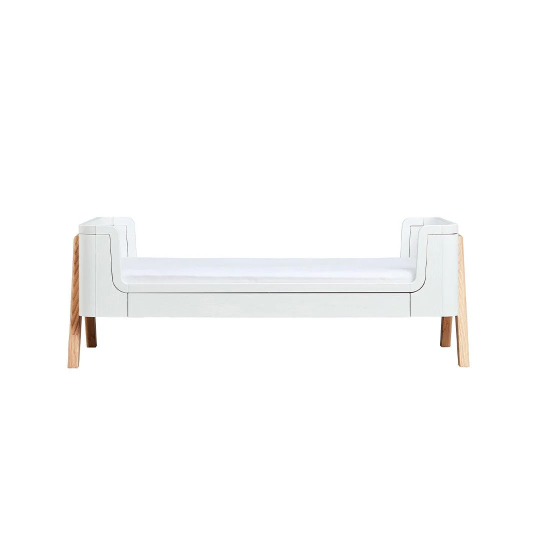 Gaia Baby Hera Cot Bed + Dresser Two Piece Bundle - Scandi-White + Natural - Image 11