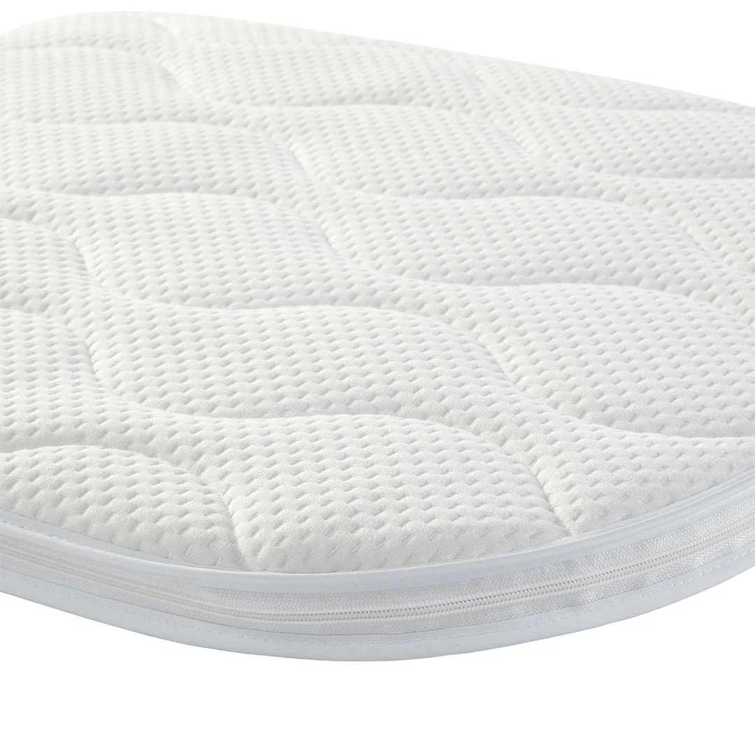 Gaia Baby Serena Bedside Crib Mattress - White - Image 3