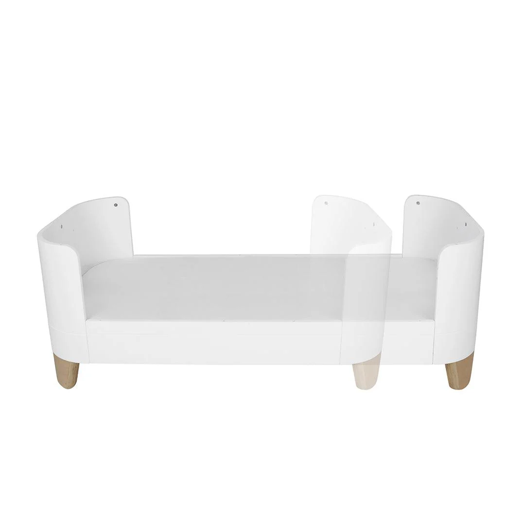 Gaia Baby Serena Junior Bed Extension - White - Image 2