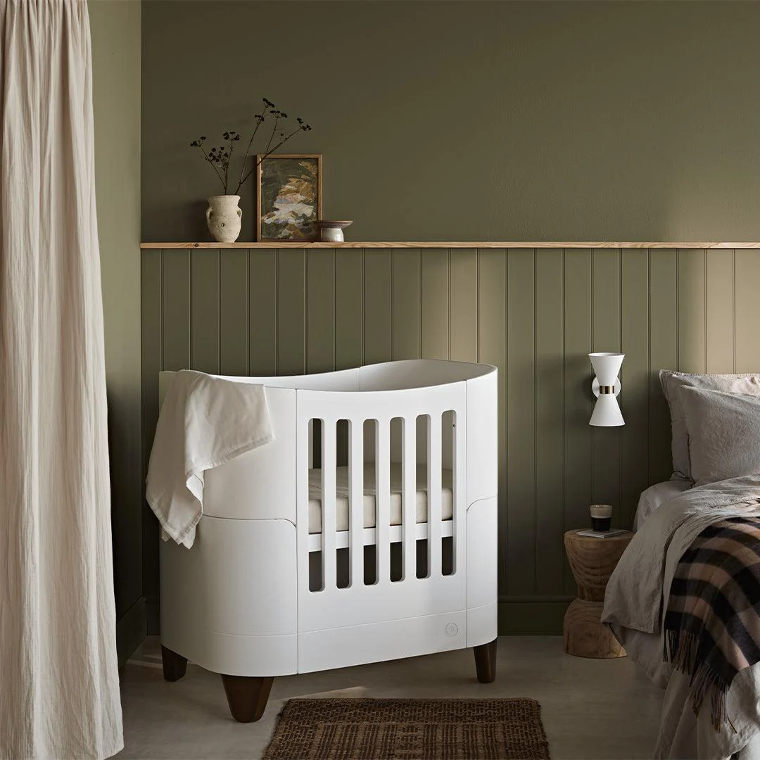 Gaia Baby Serena "All-In-One" and Dresser Set - White / Walnut - Image 5