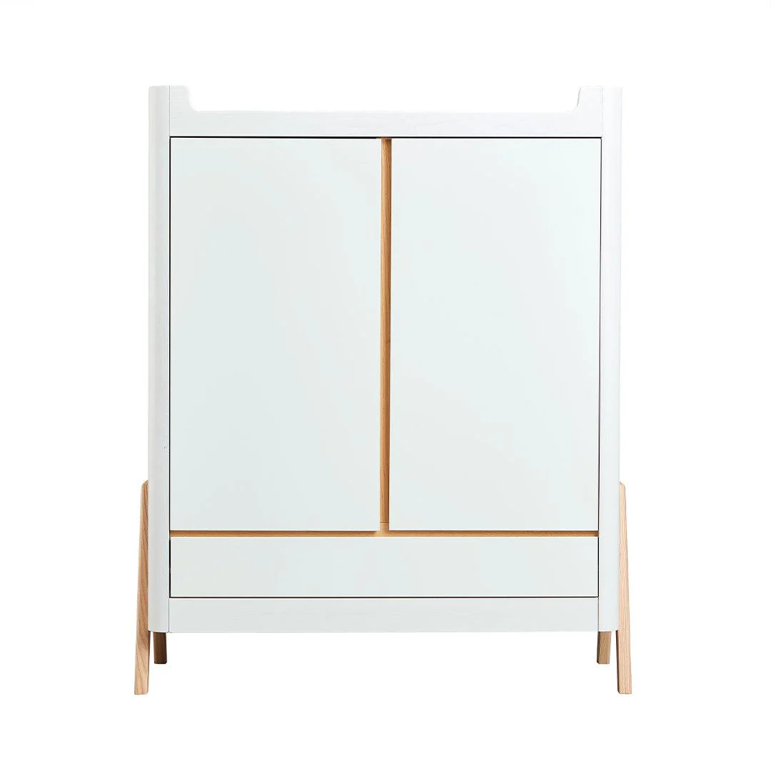Gaia Hera Wardrobe - Scandi-White + Natural