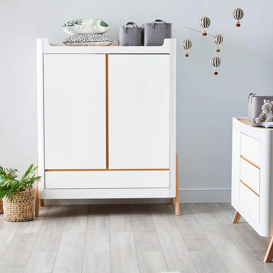 Gaia Hera Wardrobe - Scandi-White + Natural - Image 3