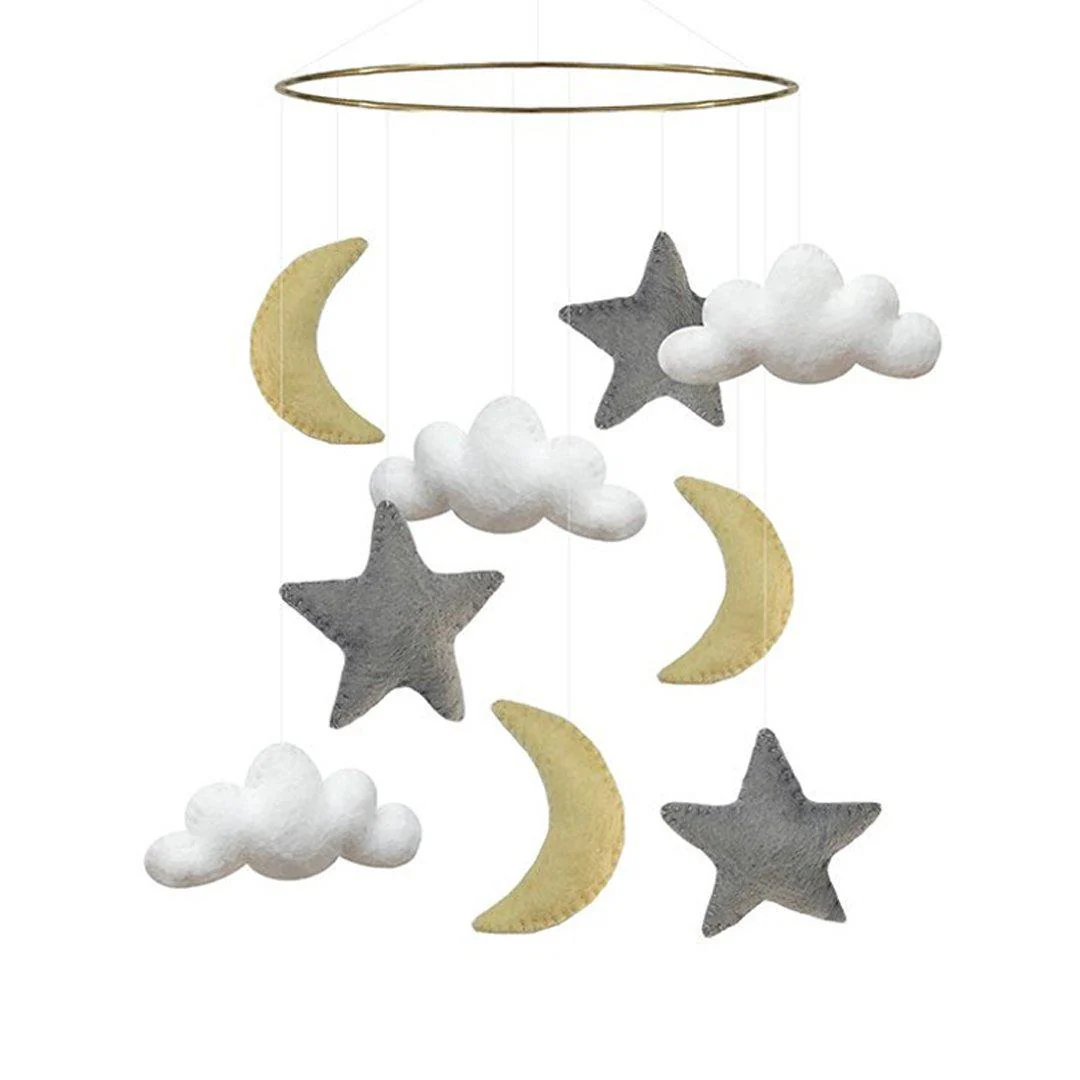 GAMCHA Mobile - Moon/Cloud/Star - Grey - Image 3