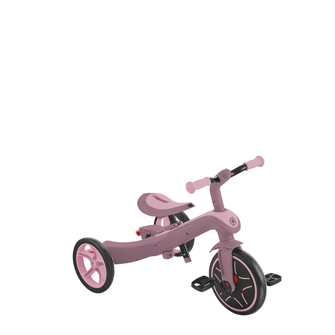 Globber Explorer Eco Trike 4 in 1 Scooter - Berry - Image 4