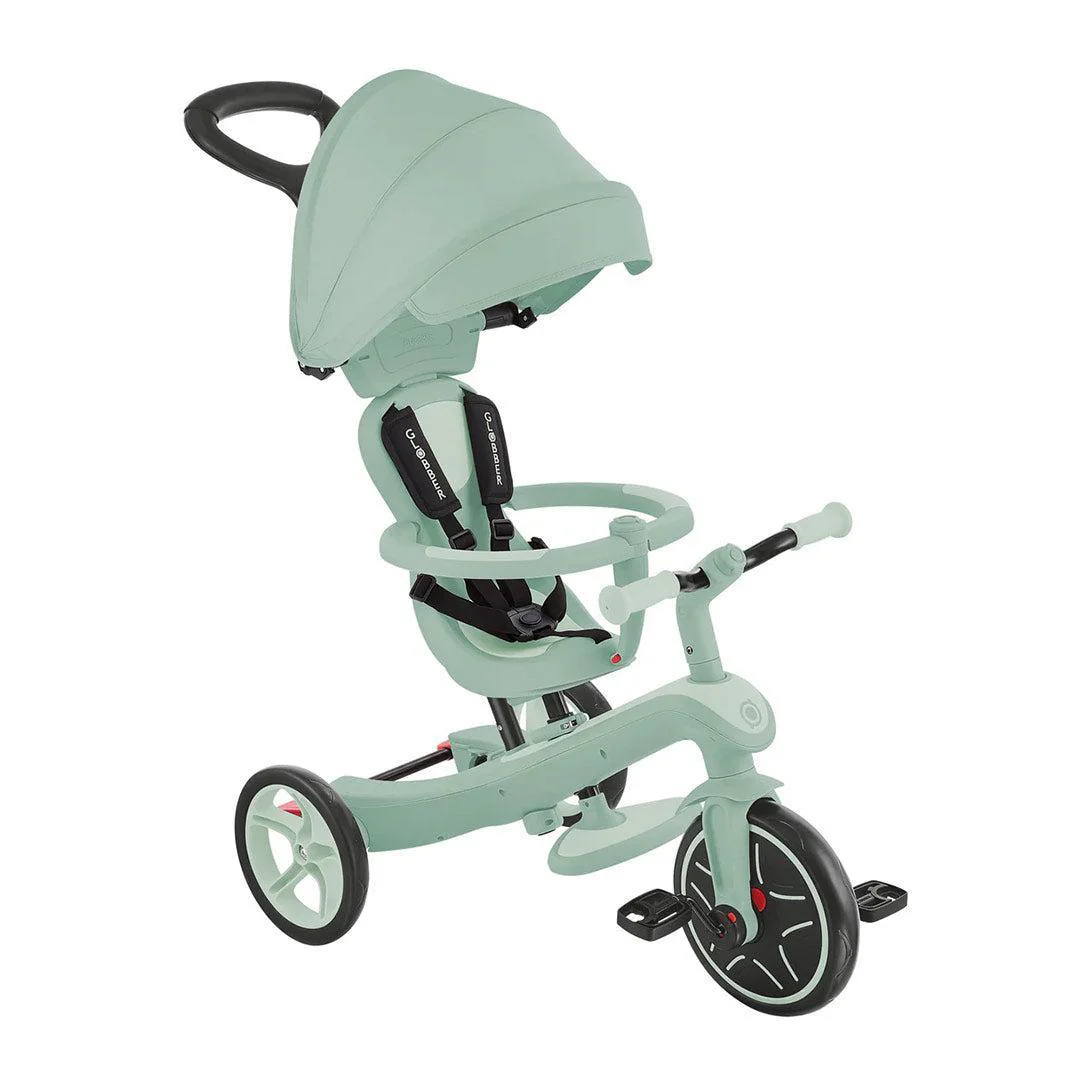 Globber Explorer Eco Trike 4 in 1 Scooter - Pistachio - Image 2