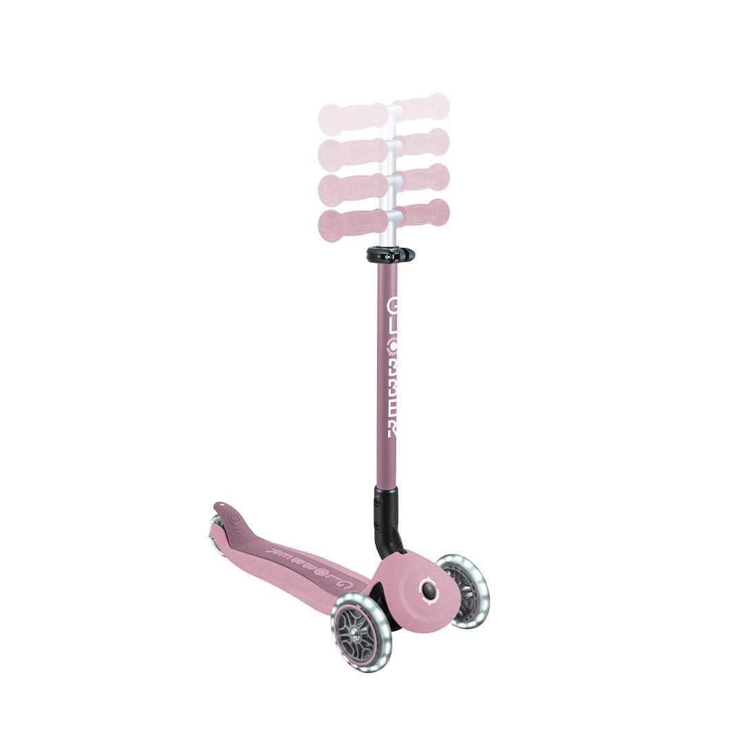 Globber Go Up Eco Active Lights Scooter - Berry - Image 9