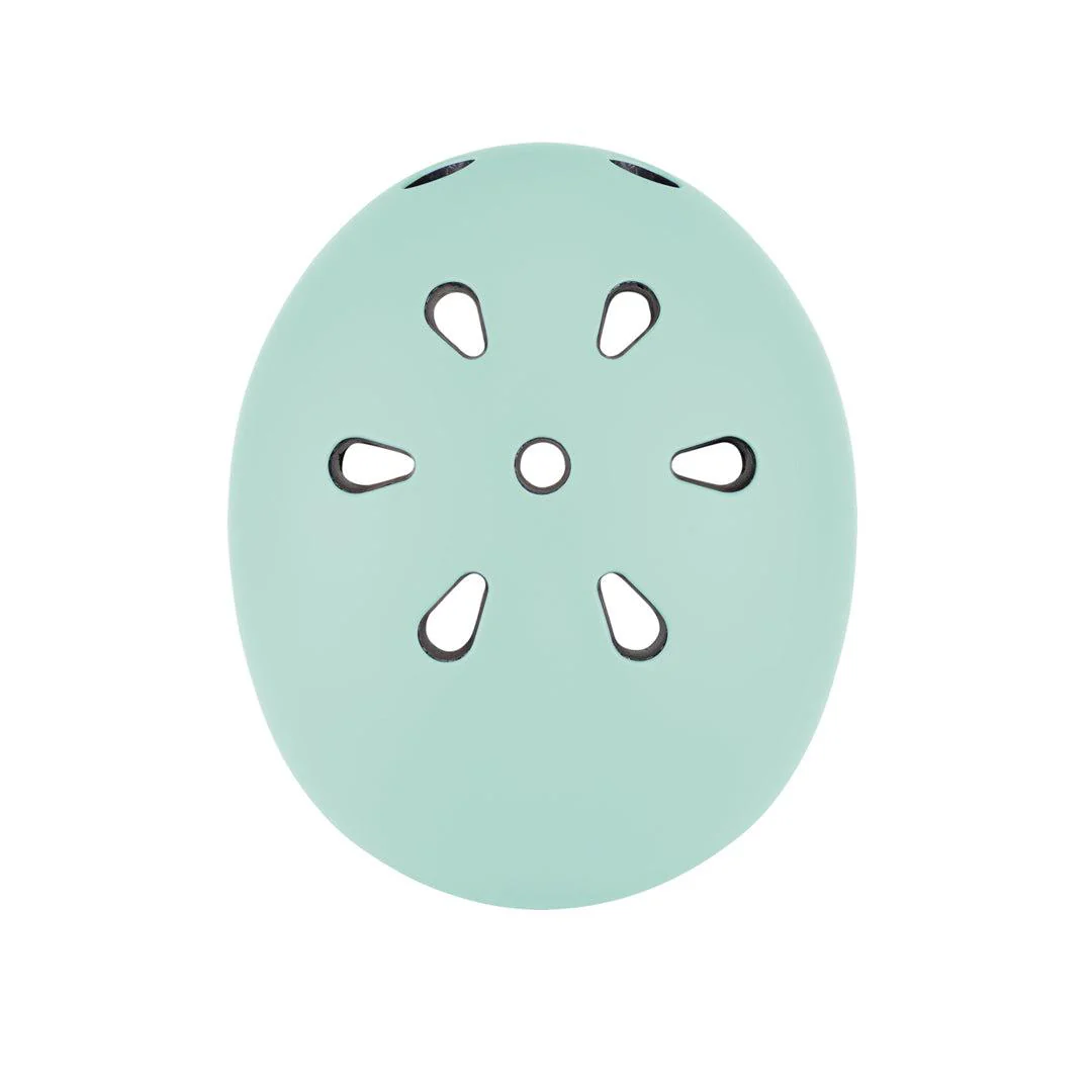 Globber Go-Up Lights Helmet - Pastel Mint - Image 4