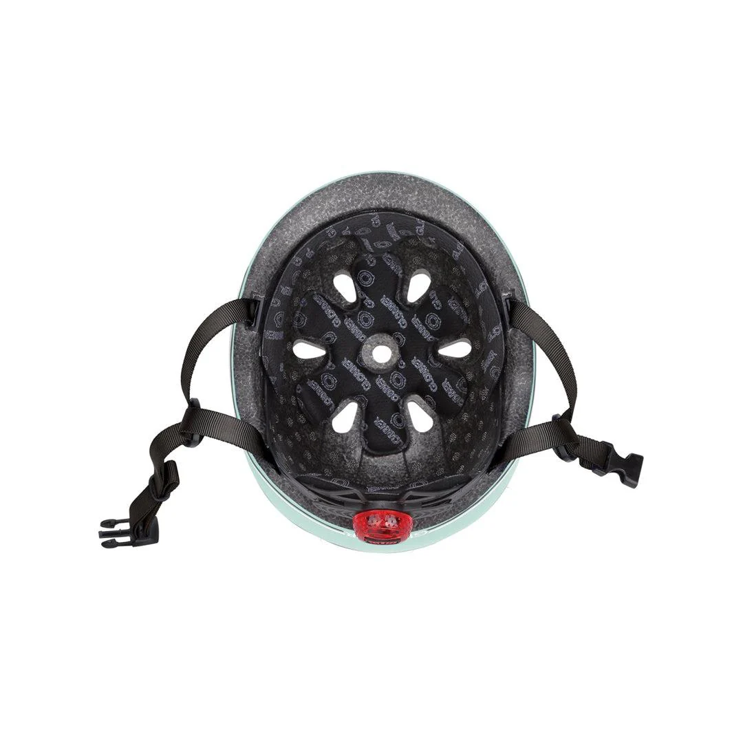 Globber Go-Up Lights Helmet - Pastel Mint - Image 5