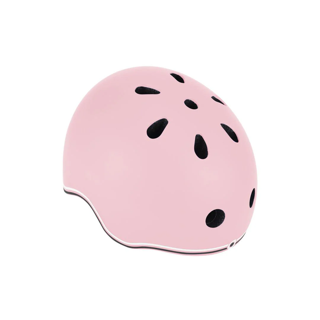 Globber Go-Up Lights Helmet - Pastel Pink - Image 3