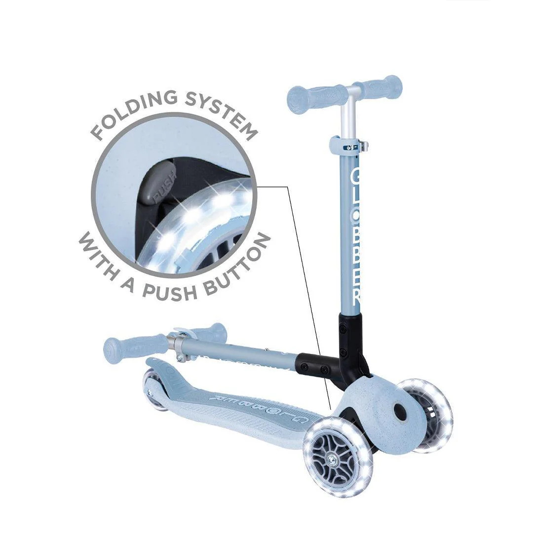 Globber Junior Foldable Lights Eco – Blueberry - Image 4