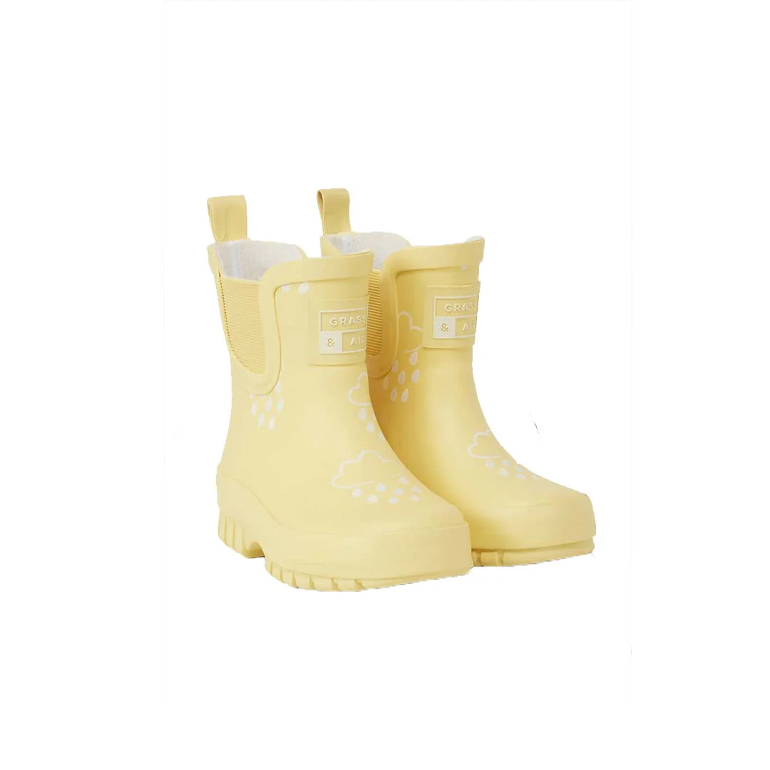 Grass & Air Shortie Chunk Adventure Boot with Bag - Buttermilk Yellow