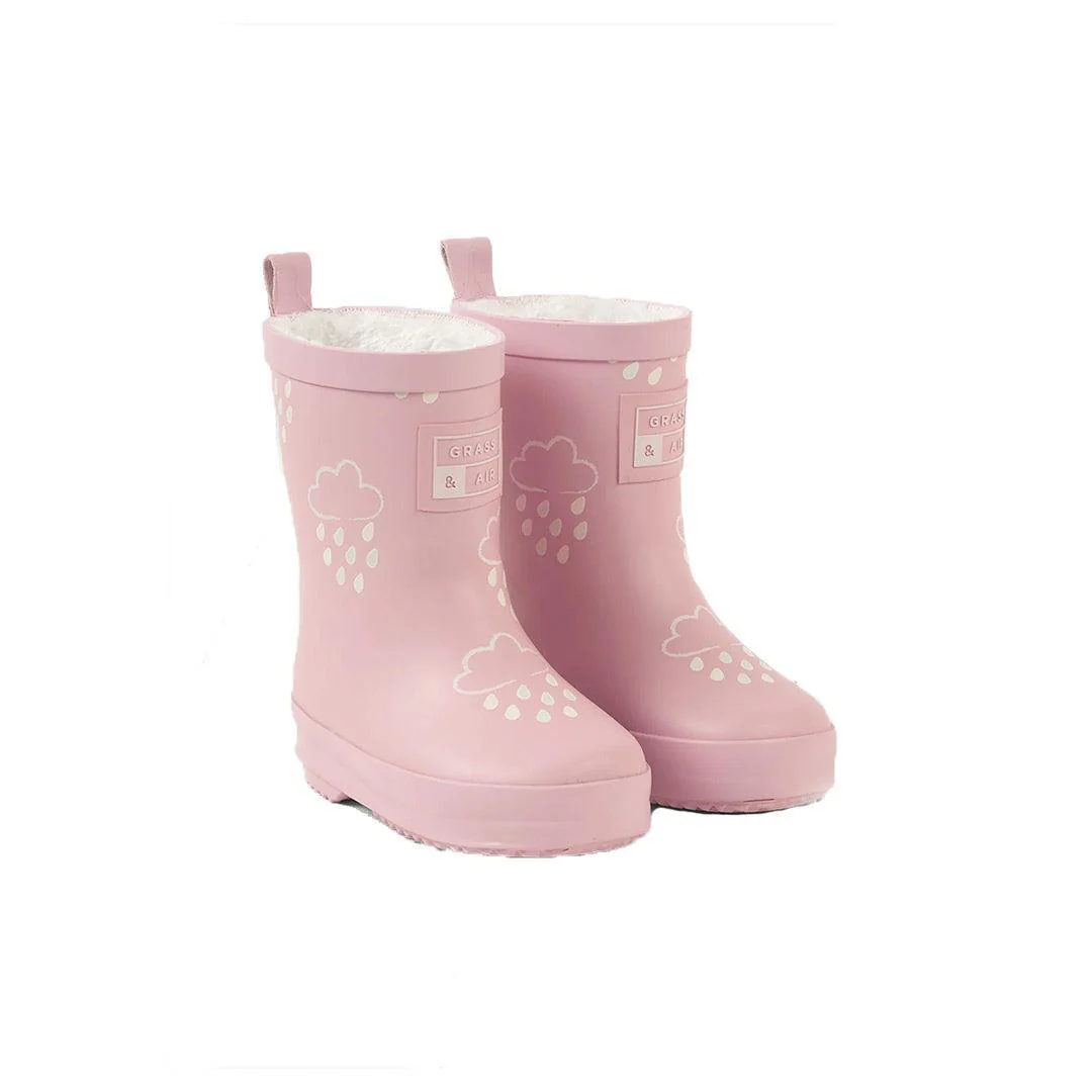 Grass & Air Winter Mini Adventure Boots with Bag - Baby Pink