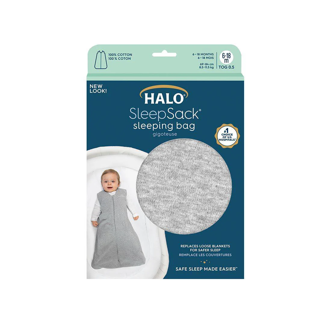 HALO SleepSack Sleeping Bag - Grey - TOG 0.5 - Image 6