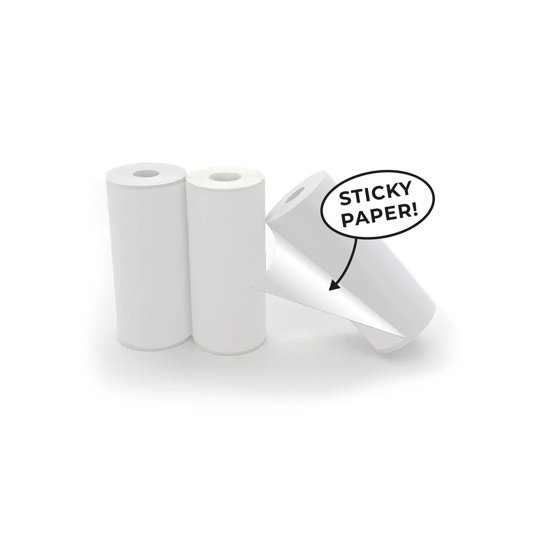 Hoppstar 3x Paper Rolls Refill Package Self-Adhesive - Image 5