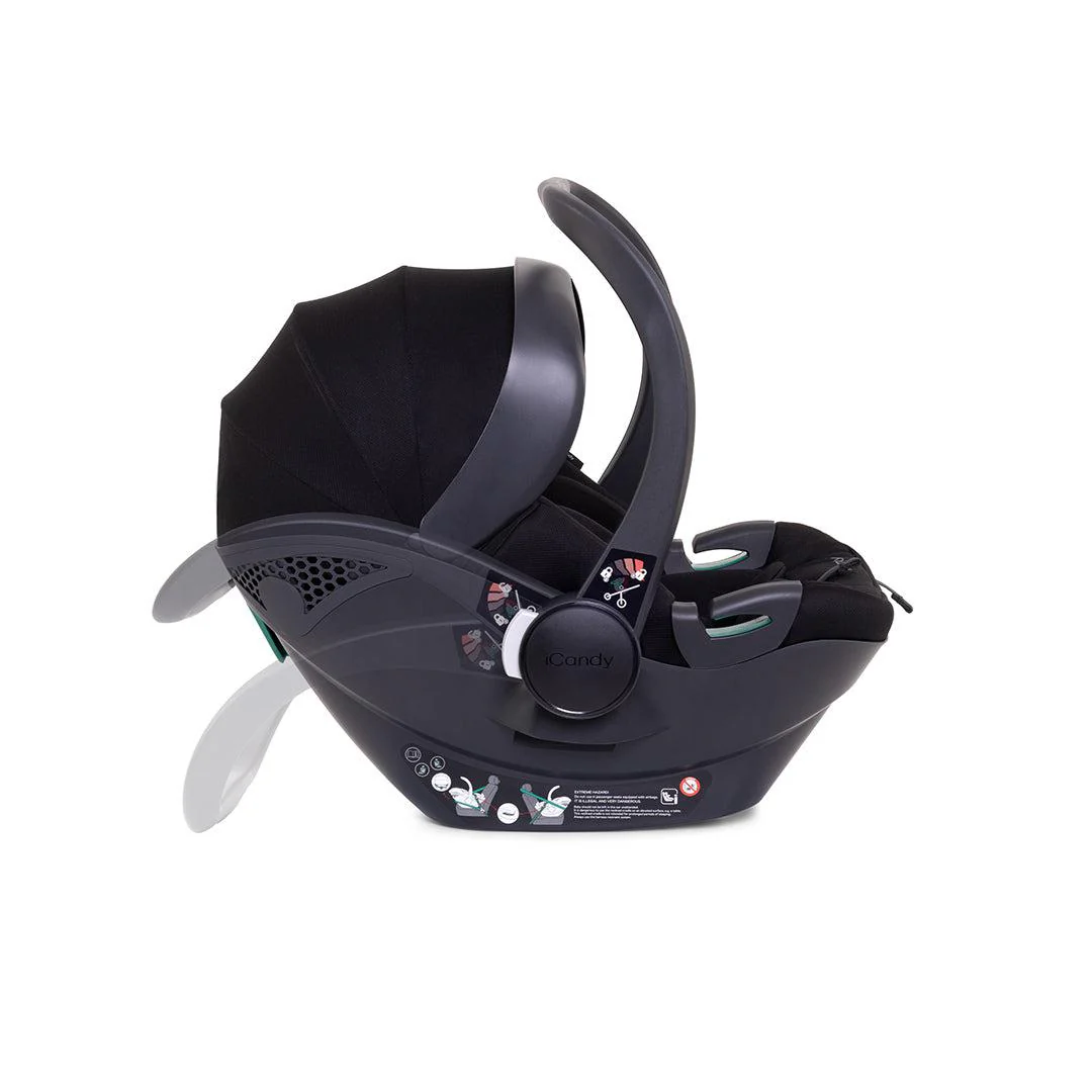 iCandy Cocoon Infant Car Seat + Base - Black - Image 8