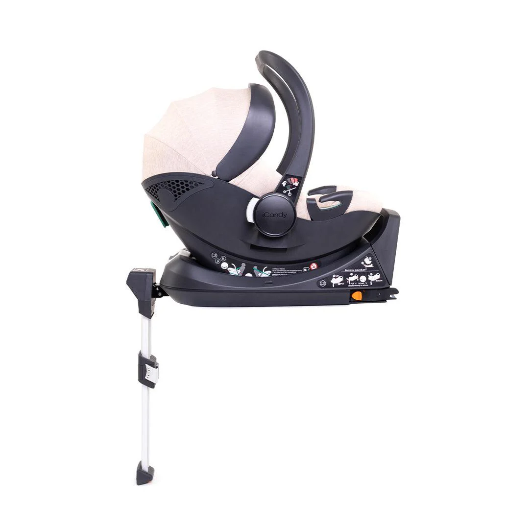 iCandy Cocoon Infant Car Seat + Base - Latte - Image 5