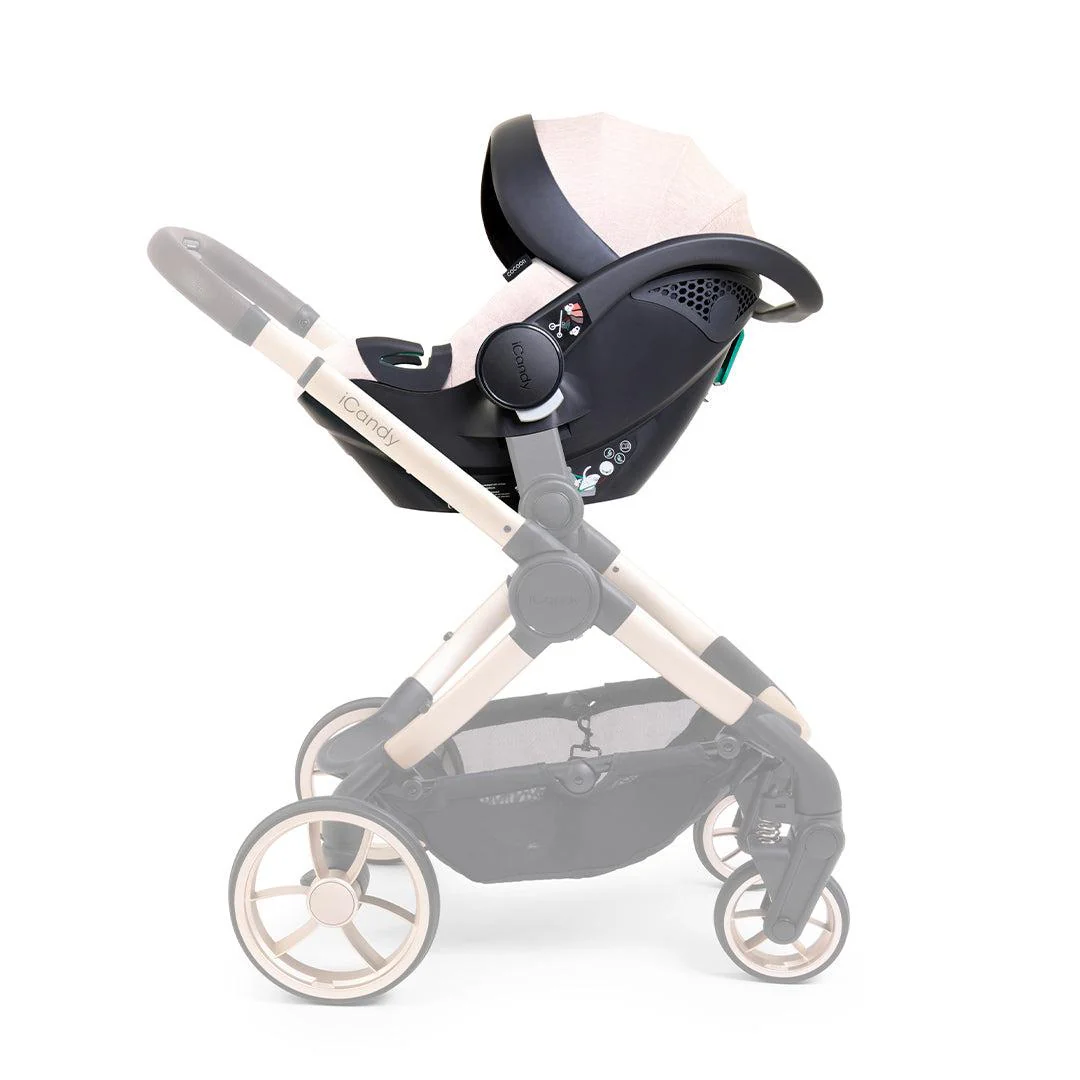 iCandy Cocoon Infant Car Seat + Base - Latte - Image 9
