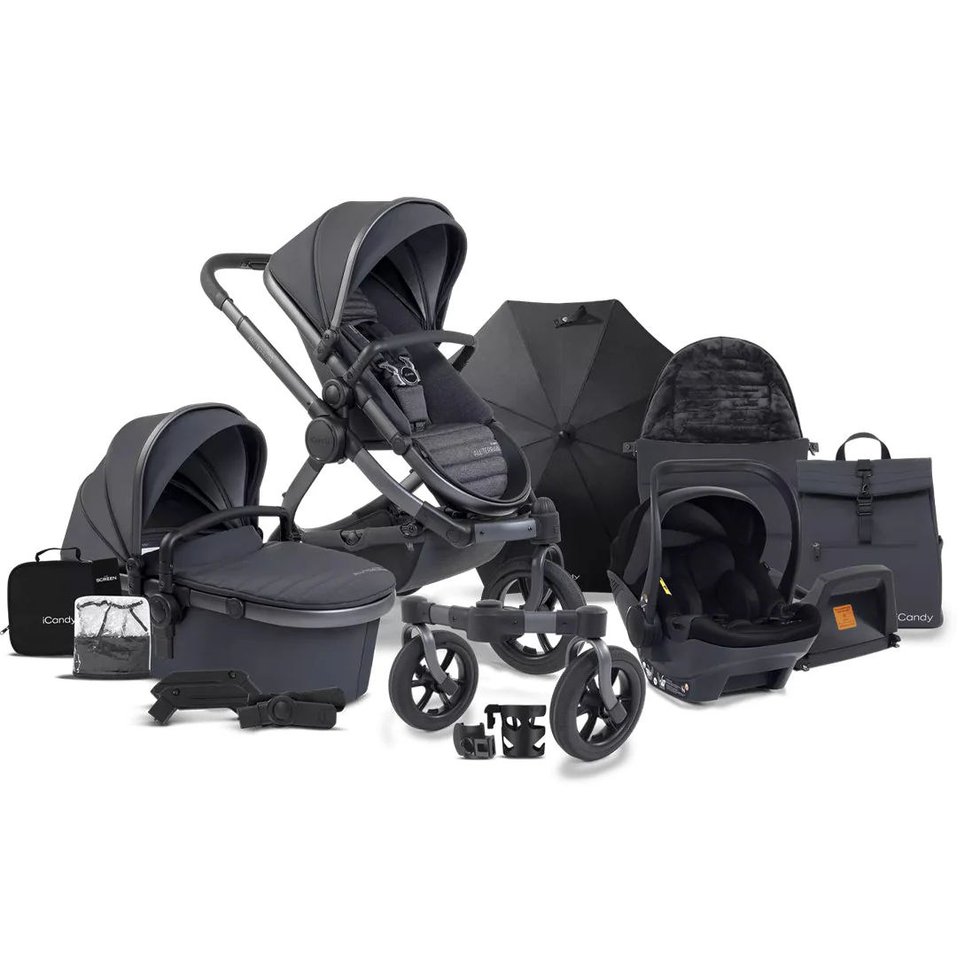 iCandy Peach 7 All Terrain Storm Complete Travel System with iCandy Cocoon