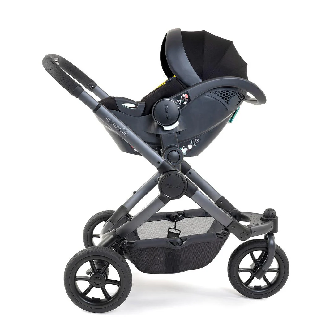 iCandy Peach 7 All Terrain Storm Complete Travel System with iCandy Cocoon - Image 8