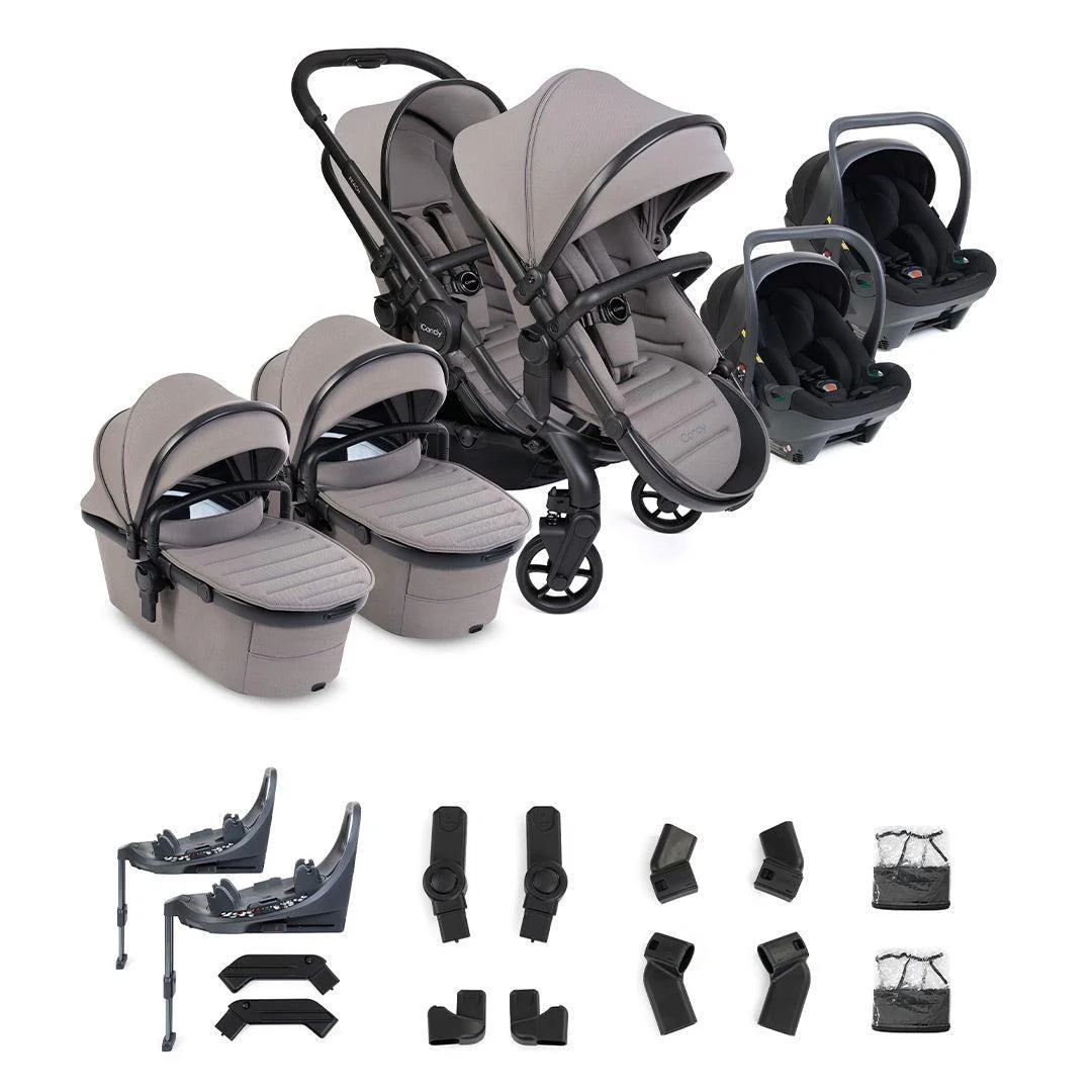 iCandy Peach 8 Twin with Cocoon 360 and Base - Image 2