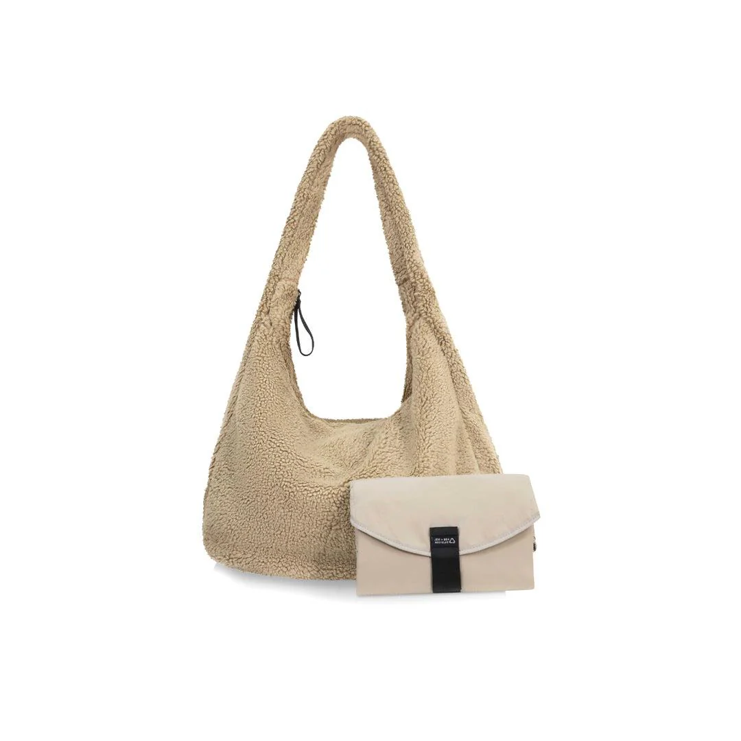 JEM + BEA Teddy XL Changing Bag - Fawn - Image 9