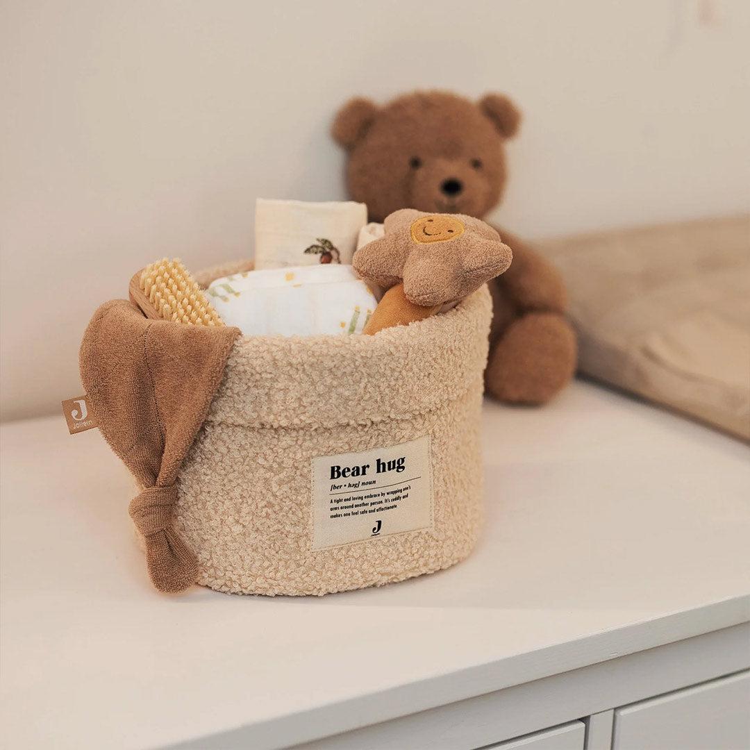 Jollein Changing Table/Storage Basket - Boucle Natural - Image 2