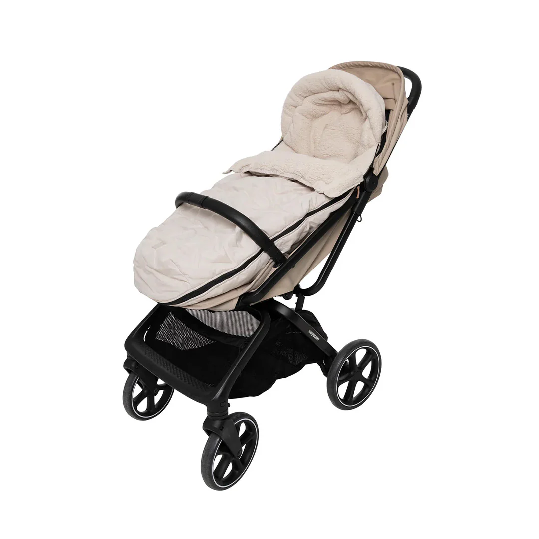 Jollein Stroller Embossed Footmuff - Sand - Image 5