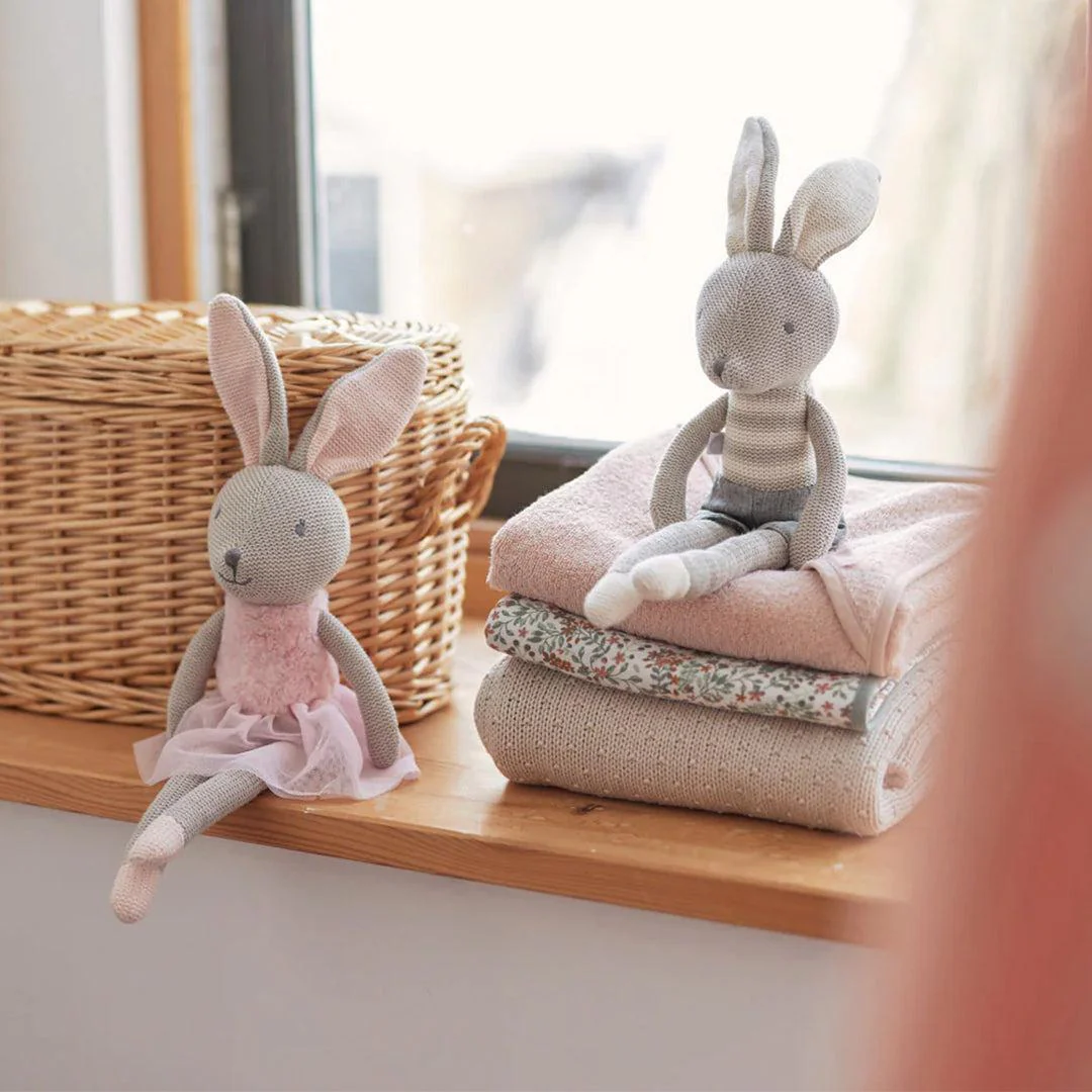 Jollein Stuffed Animal Bunny - Nola - Image 4