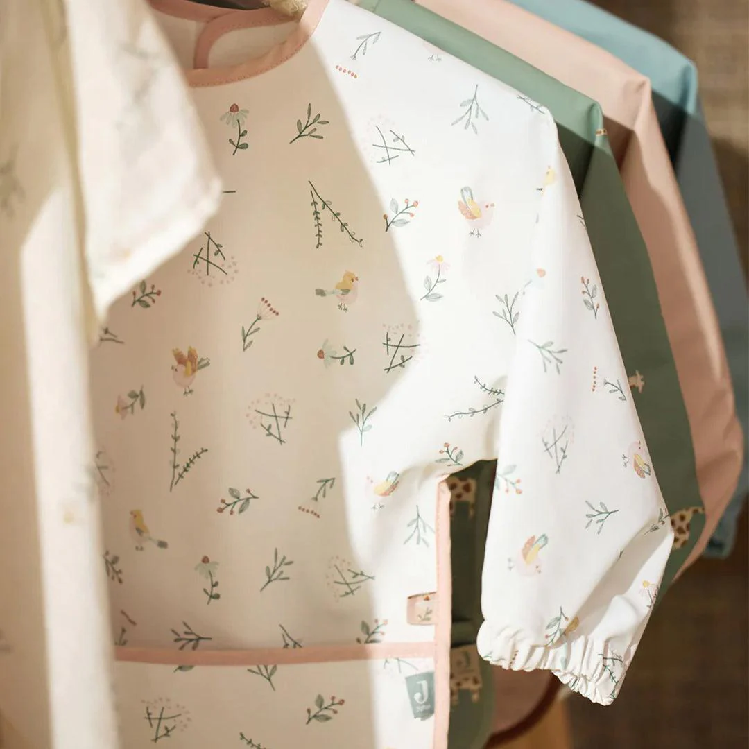 Jollein Waterproof Coverall Bib - Lovely Birds - Image 2