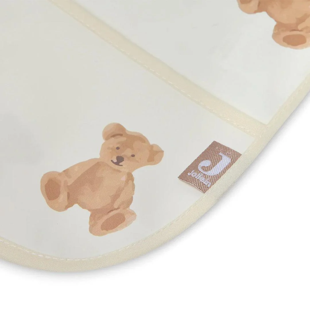 Jollein Waterproof Coverall Bib - Teddy Bear - Image 4