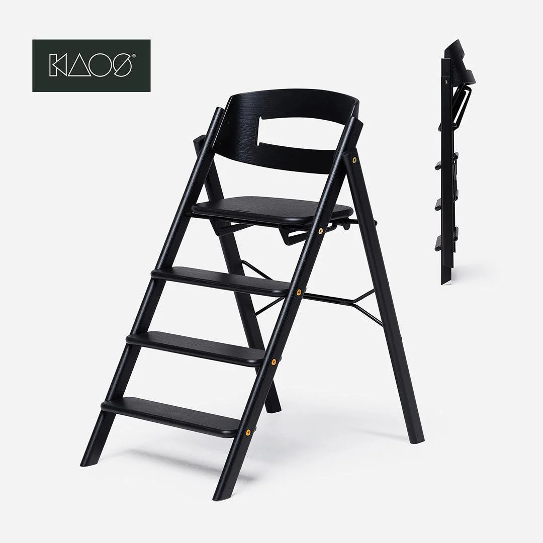 KAOS KLAPPĀ® Highchair - Oak - Black