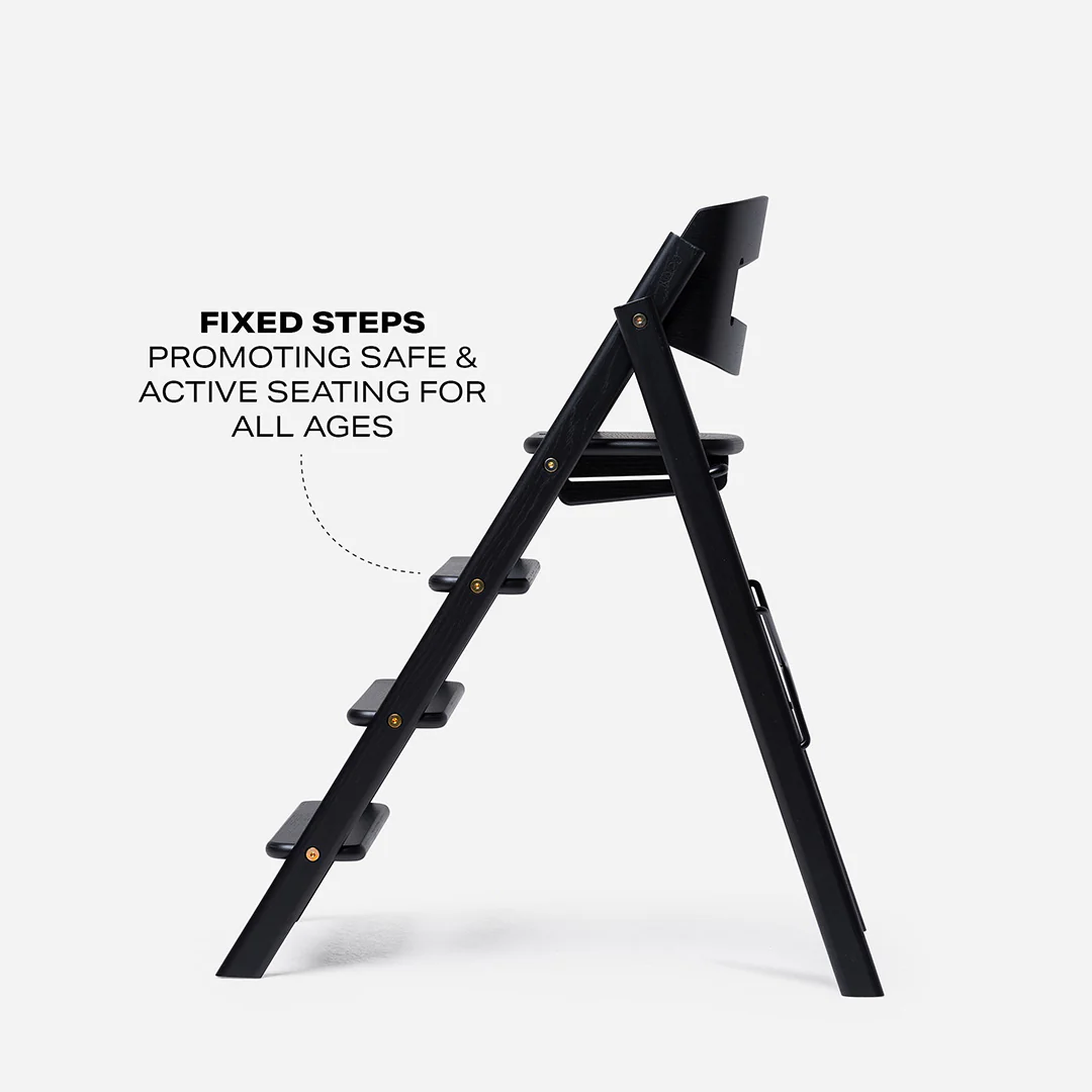 KAOS KLAPPĀ® Highchair - Oak - Black - Image 3