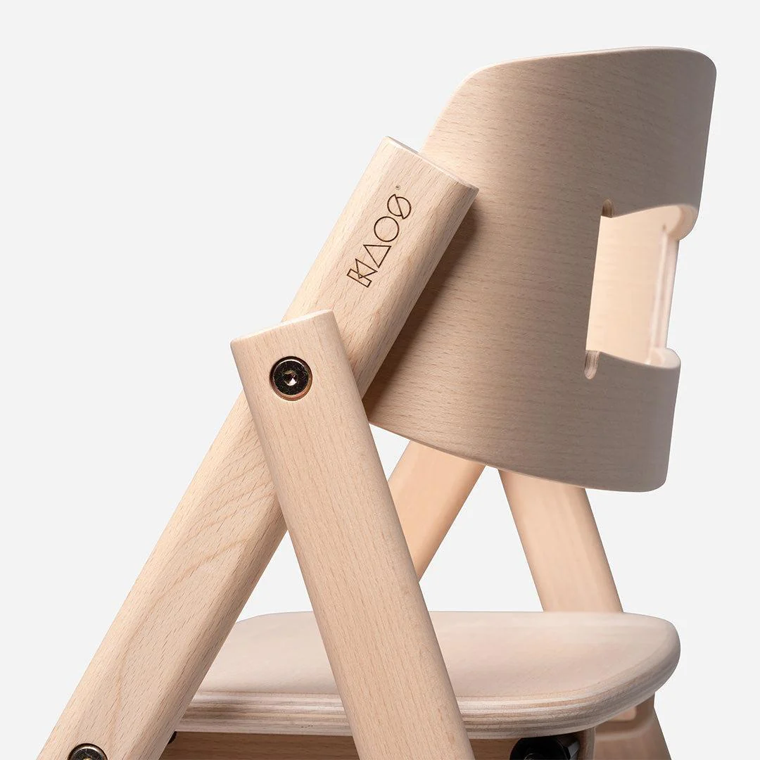 KAOS KLAPP® Highchair - Beech - Natural - Image 4