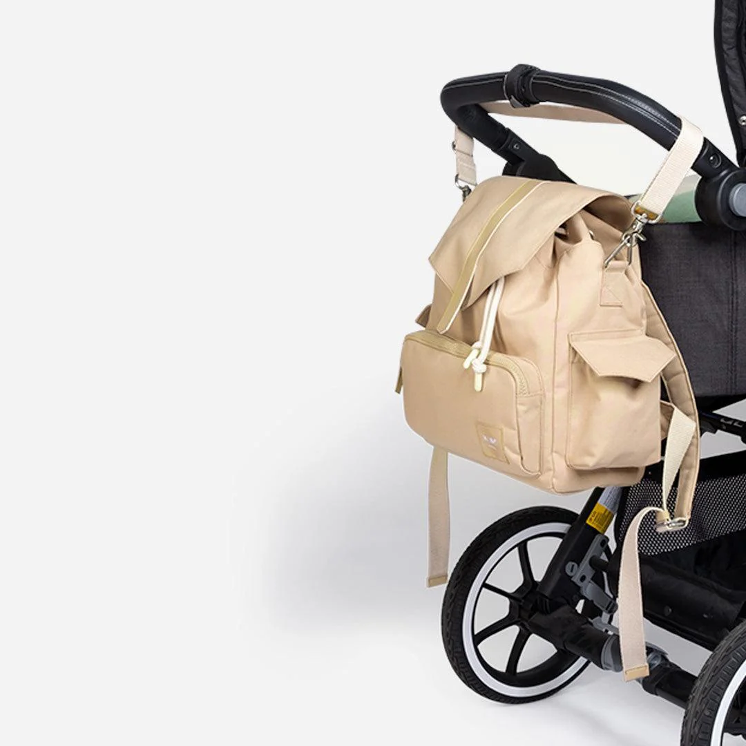 KAOS Ransel Changing Bag - Beige - Image 4