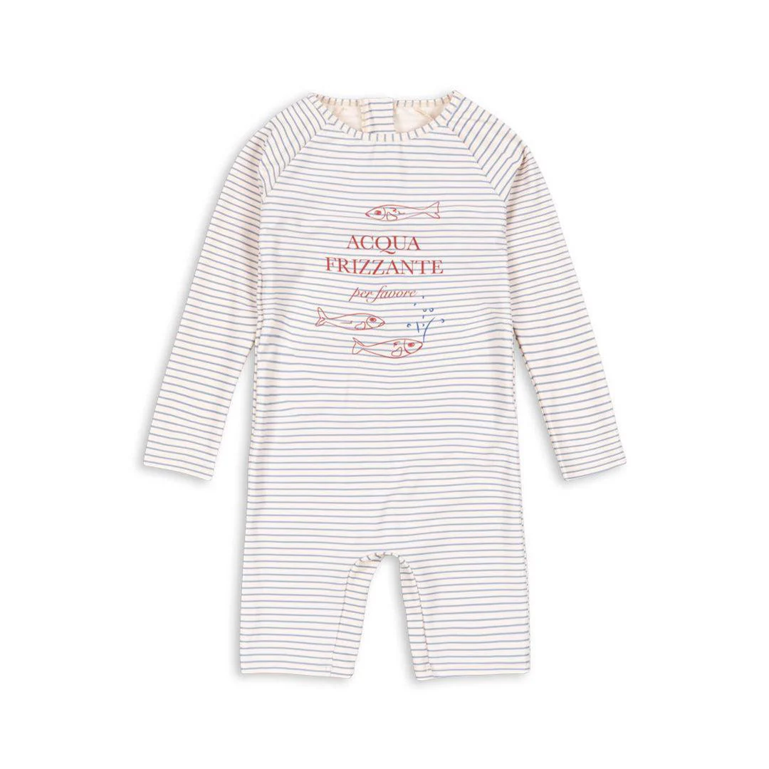Konges Slojd Aster Onesie - Stripe Bluie
