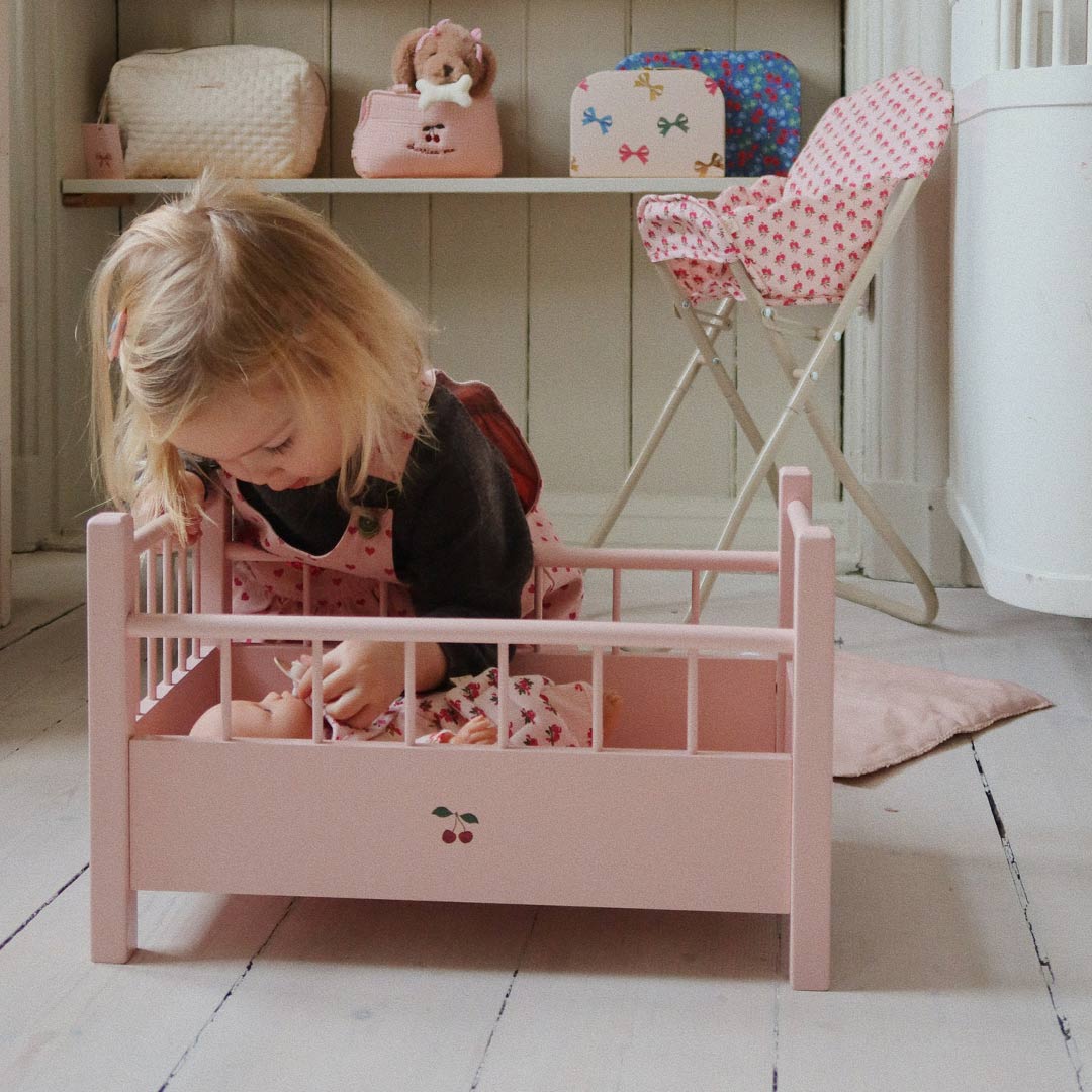 Konges Slojd Doll Bed - Pink - Image 2