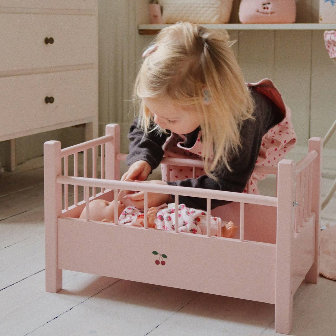 Konges Slojd Doll Bed - Pink - Image 4